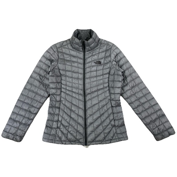 The North Face Jackets & Blazers - The North Face Thermoball Jacket Women's Small Gray Quilted Full Zip